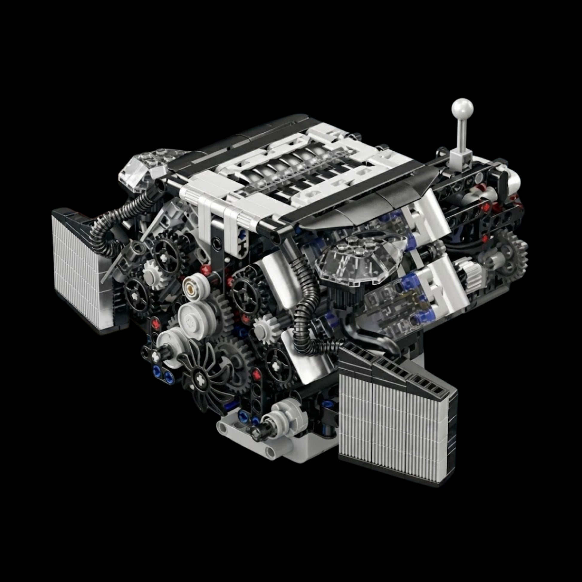Motor W12 Twin Turbo (871 peças) - Brics Craft