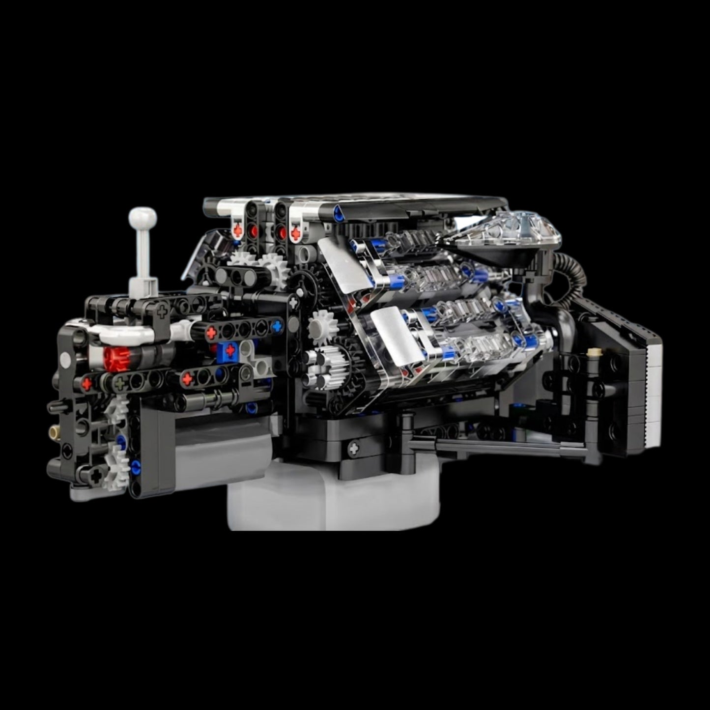 Motor W12 Twin Turbo (871 peças) - Brics Craft