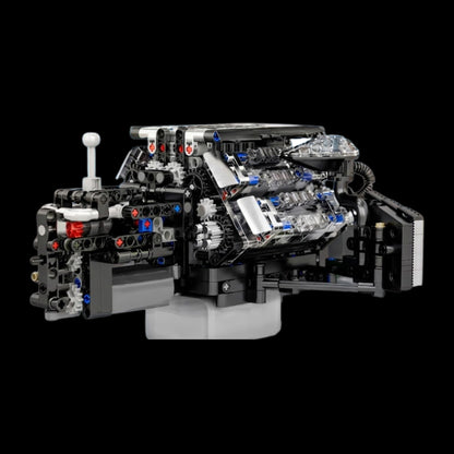 Motor W12 Twin Turbo (871 peças) - Brics Craft