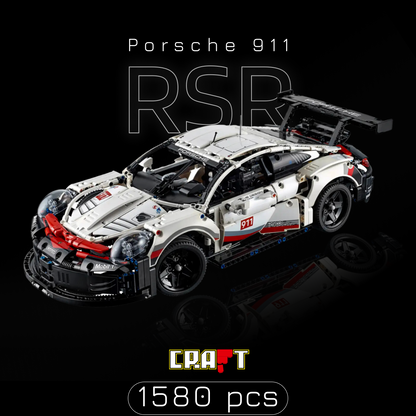(60% OFF) Porsche 911 RSR (1580 peças)