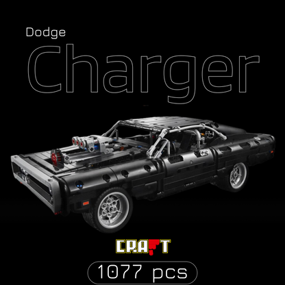 (75% OFF) Dodge Charger 1970 - Velozes e Furiosos (1077 peças)