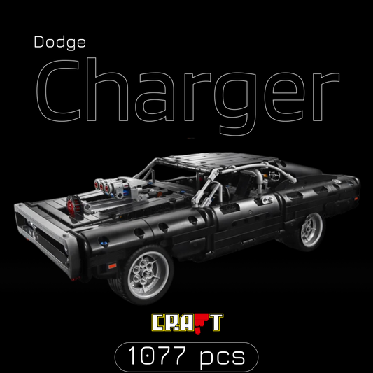 (75% OFF) Dodge Charger 1970 - Velozes e Furiosos (1077 peças)