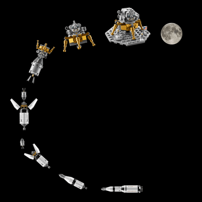 Apollo 5 - NASA AS-204 Saturno V (1969 peças)