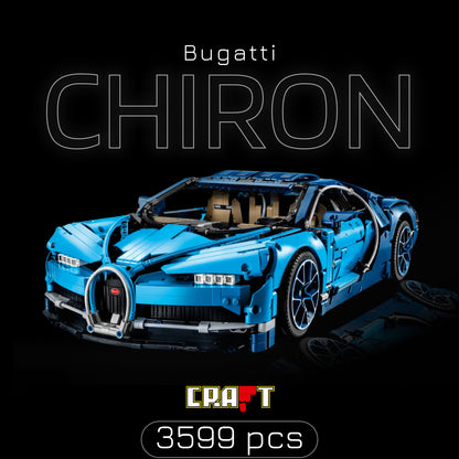 Bugatti Chiron (3599 peças)