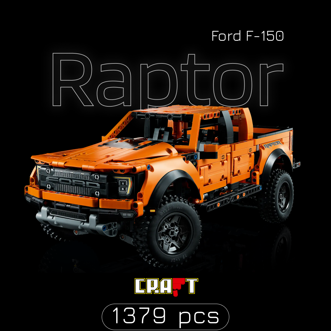 Ford Raptor F-150 (1379 peças) – Brics Craft