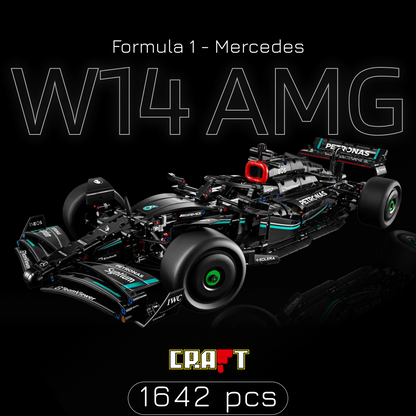 Fórmula 1 - Mercedes-AMG W14 (1642 peças)
