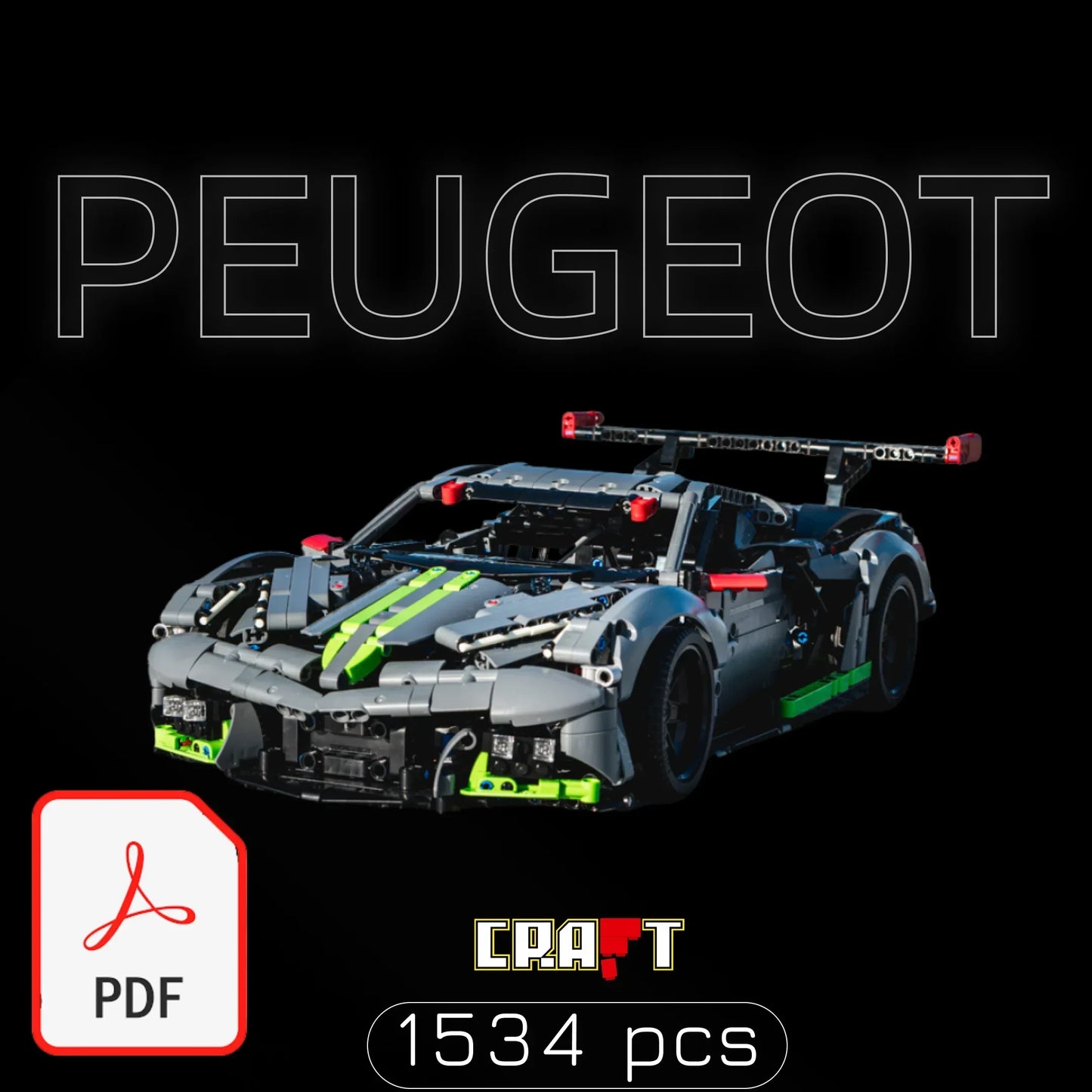 Adquira +1 Peugeot e o transforme em um Corvette C8.R (PDF incluso)