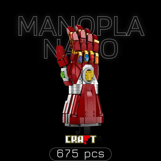 Manopla de Nanotecnologia da Marvel (675 peças)