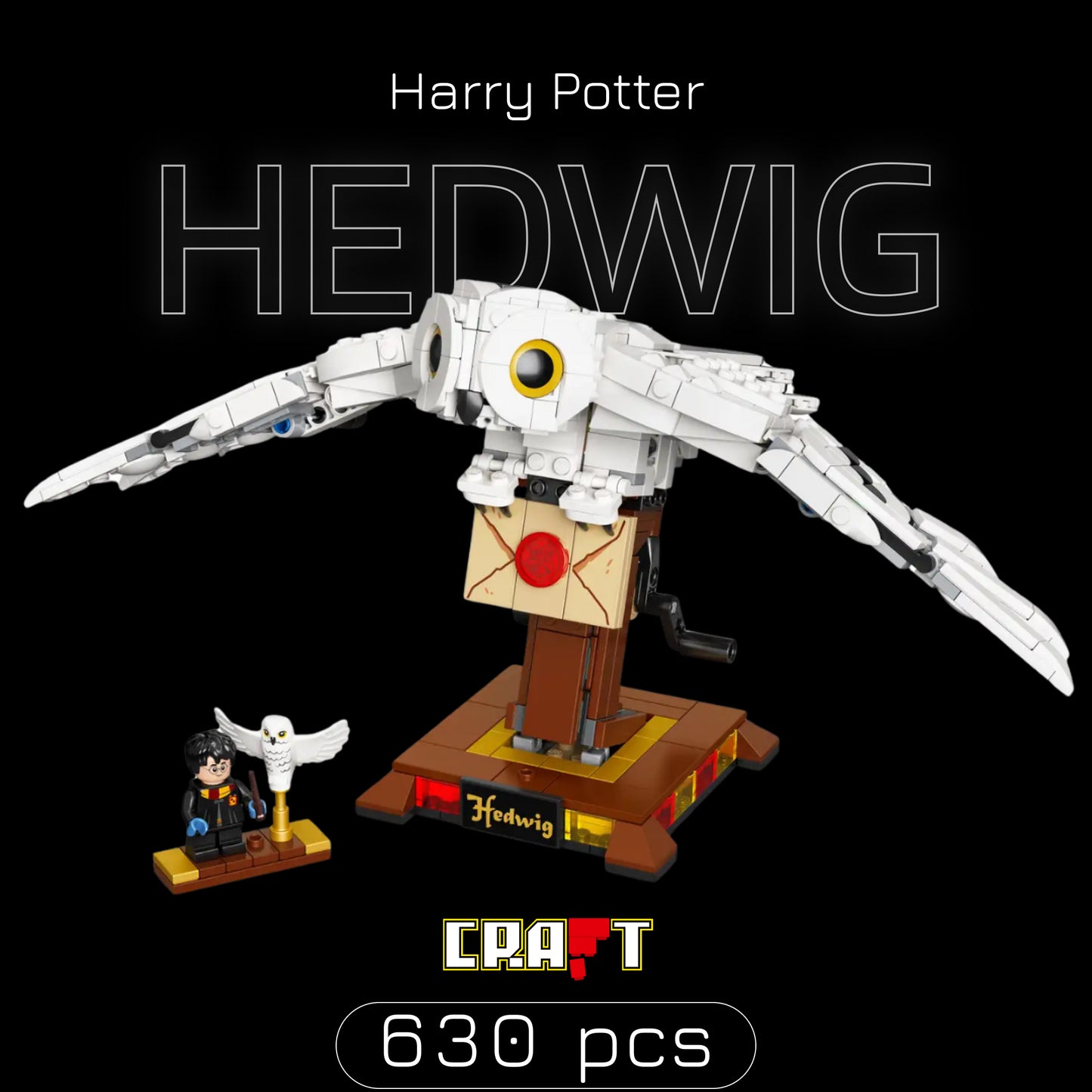 Harry Potter - Coruja Hedwig (630 peças)