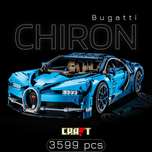 Bugatti Chiron (3599 peças)