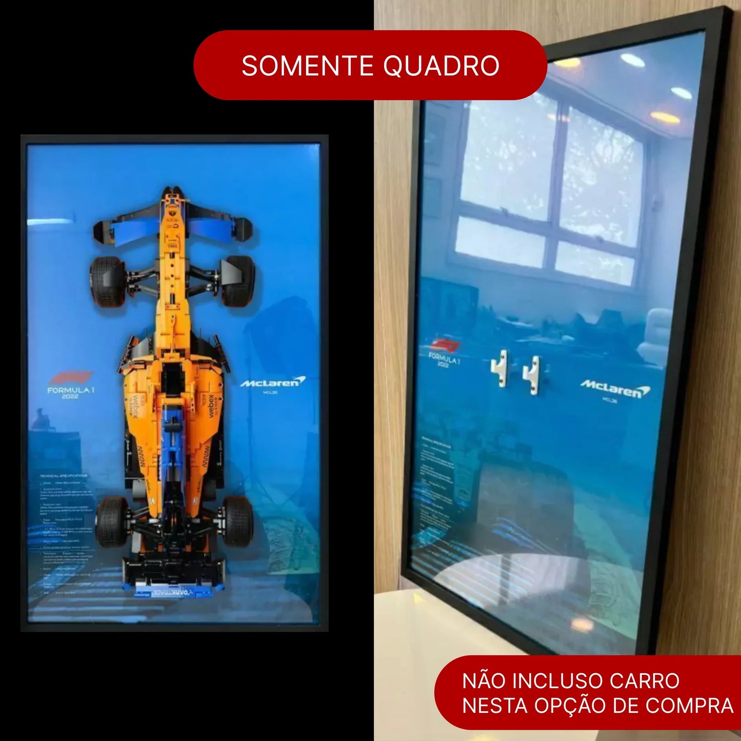Quadro de Acrílico - Fórmula 1 da McLaren