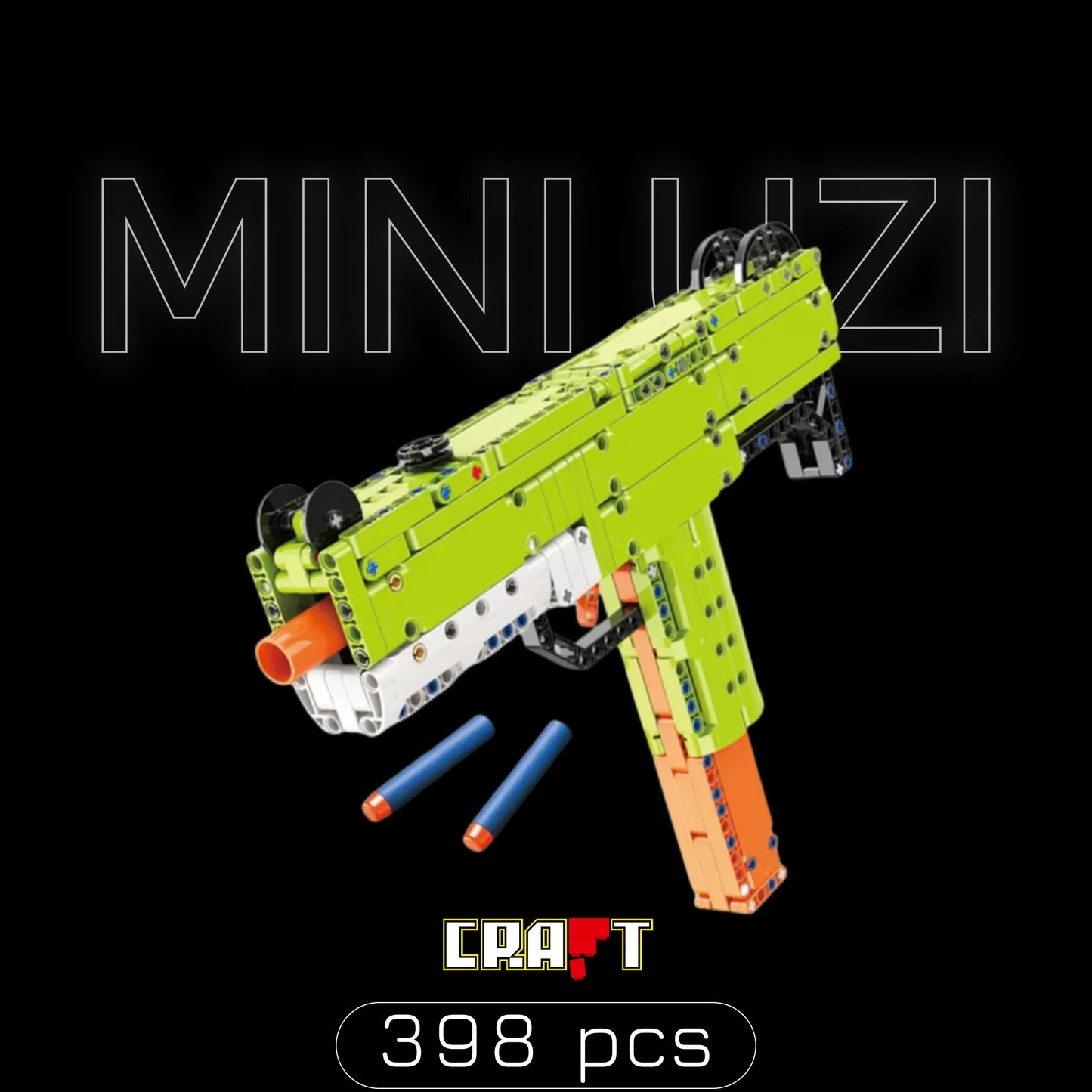 Mini UZI SMG (398 peças)