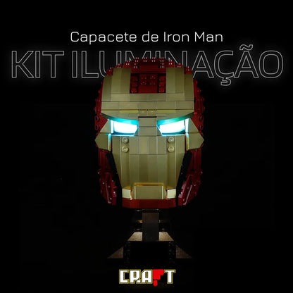 Kit de Iluminação para a Capacete de Iron Man