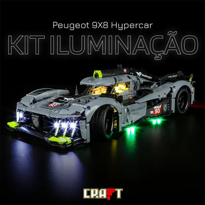 Kit de Iluminação para o Peugeot 9X8 Hypercar