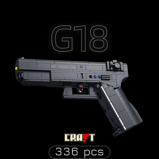 Pistola G18 Automática (336 peças)