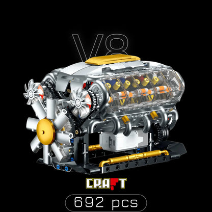 Motor V8 (692 peças)