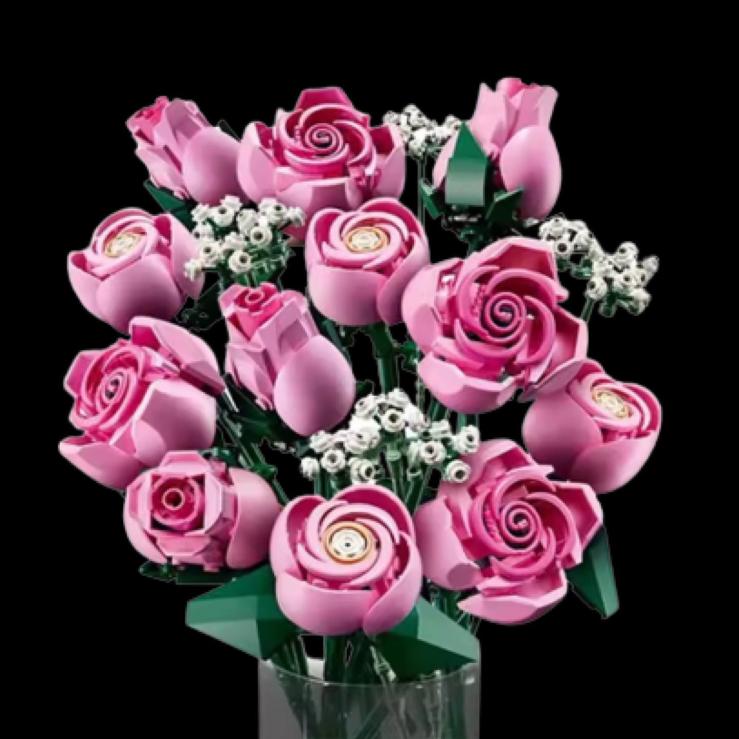 Buquê Rosa Eterno (789 peças) - Brics Craft