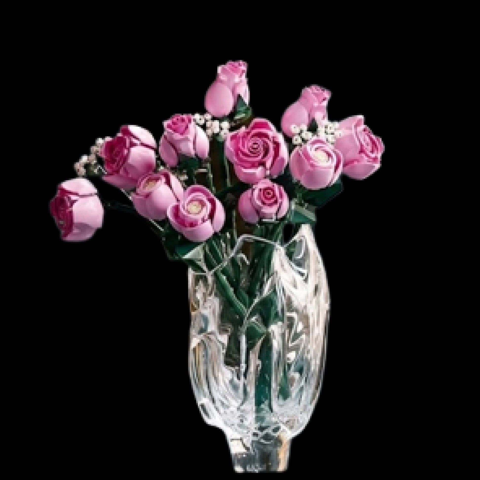 Buquê Rosa Eterno (789 peças) - Brics Craft
