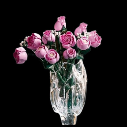 Buquê Rosa Eterno (789 peças) - Brics Craft