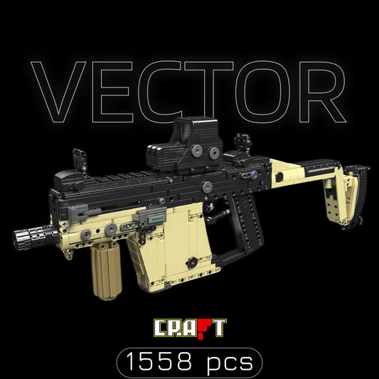 Submetralhadora Uzi (1558 peças)