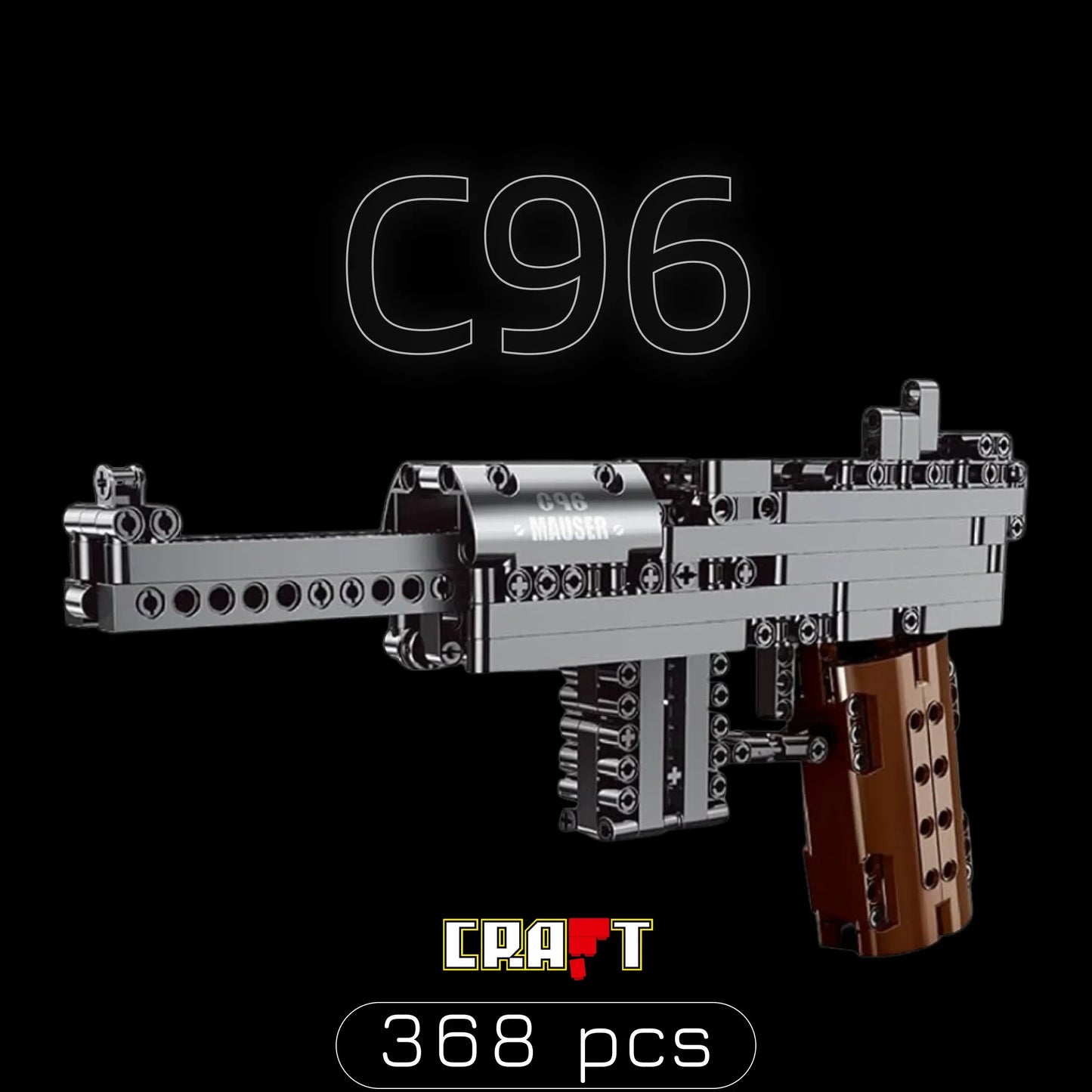 Pistola C96 (368 peças)