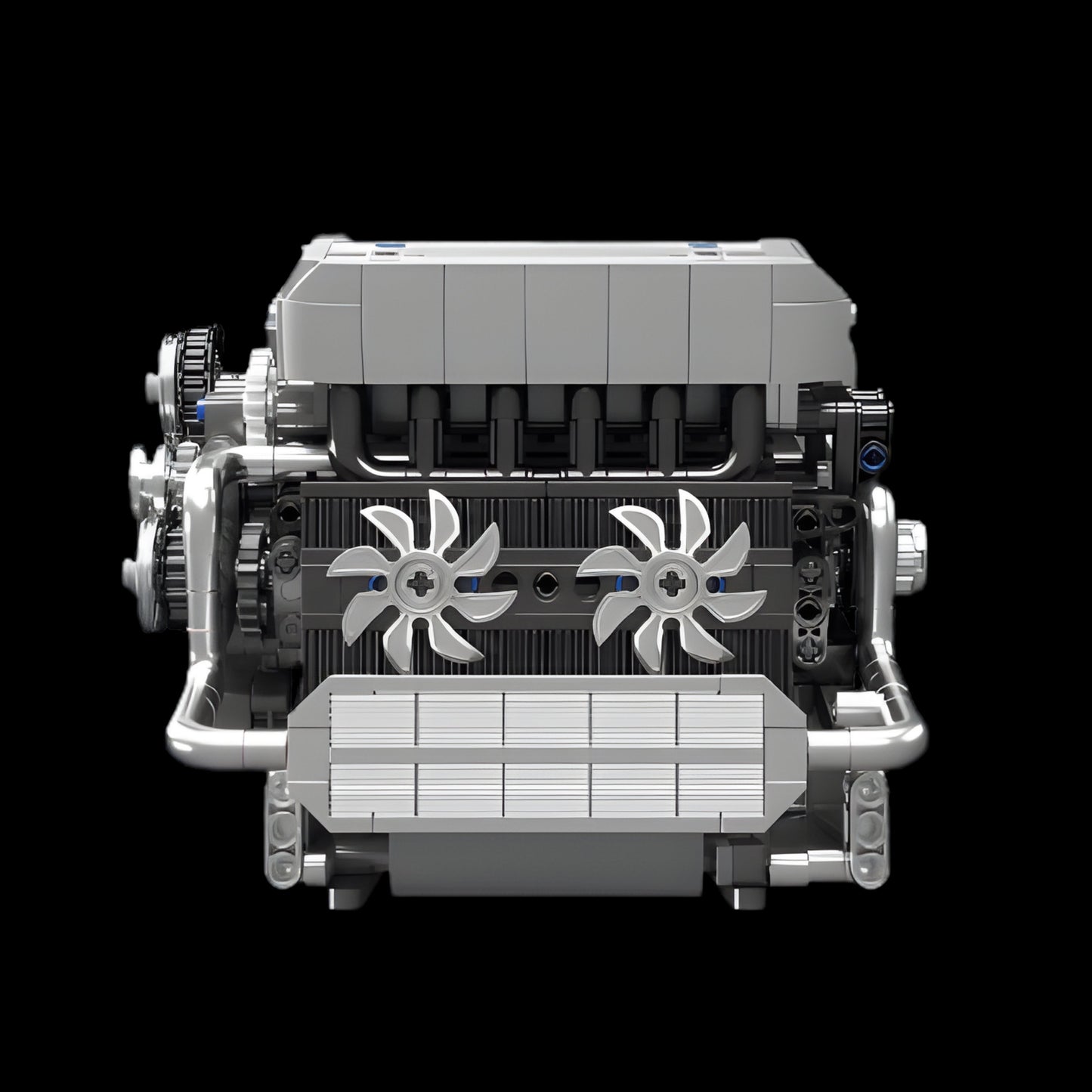 Motor S55 Inline-6 Motorizado (744 peças) - Brics Craft