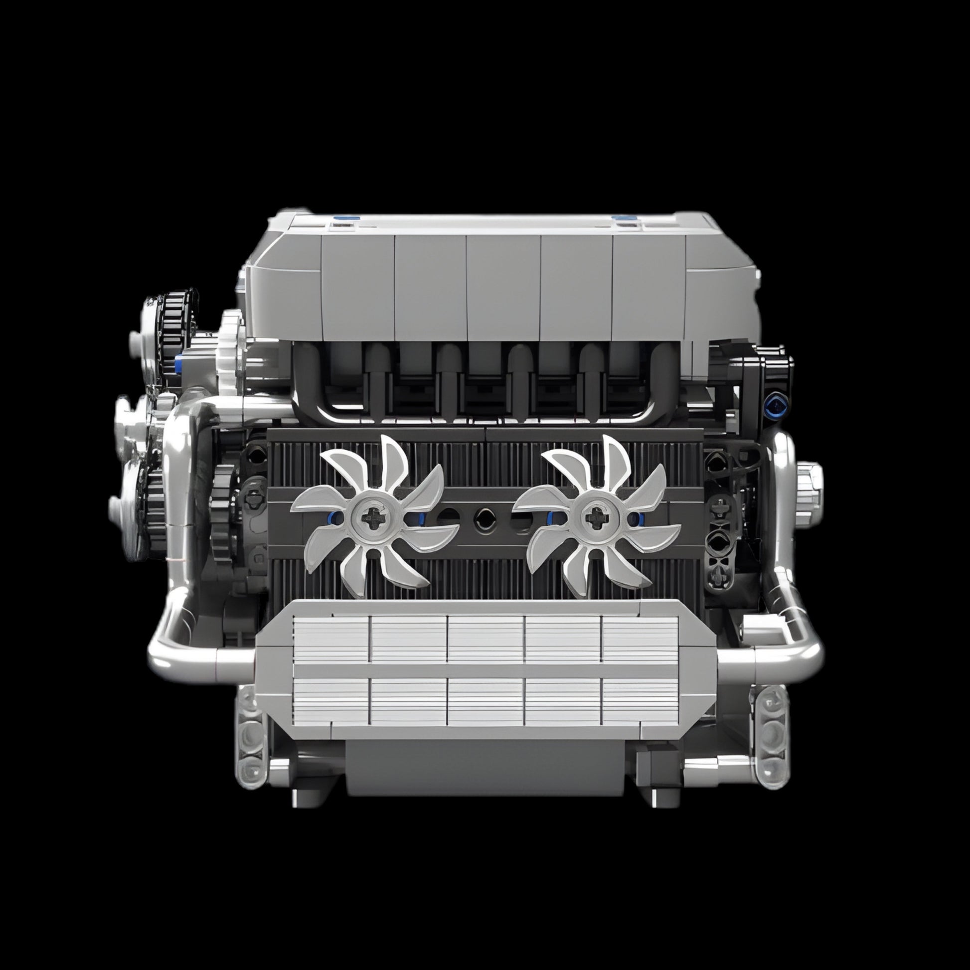Motor S55 Inline-6 Motorizado (744 peças) - Brics Craft