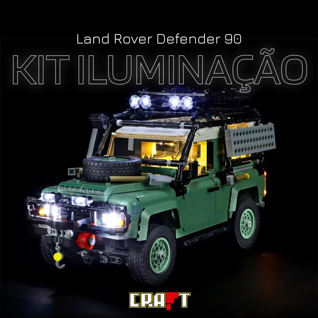 Kit de Iluminação para a Land Rover Defender 90