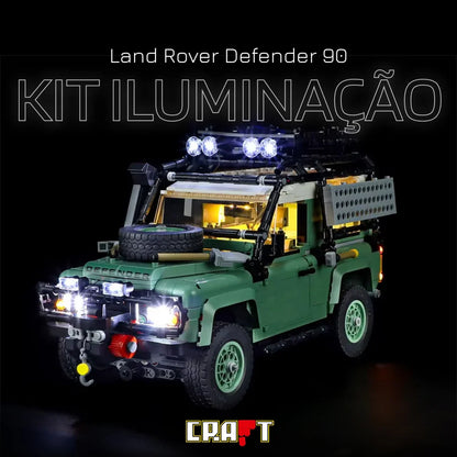 Kit de Iluminação para a Land Rover Defender 90