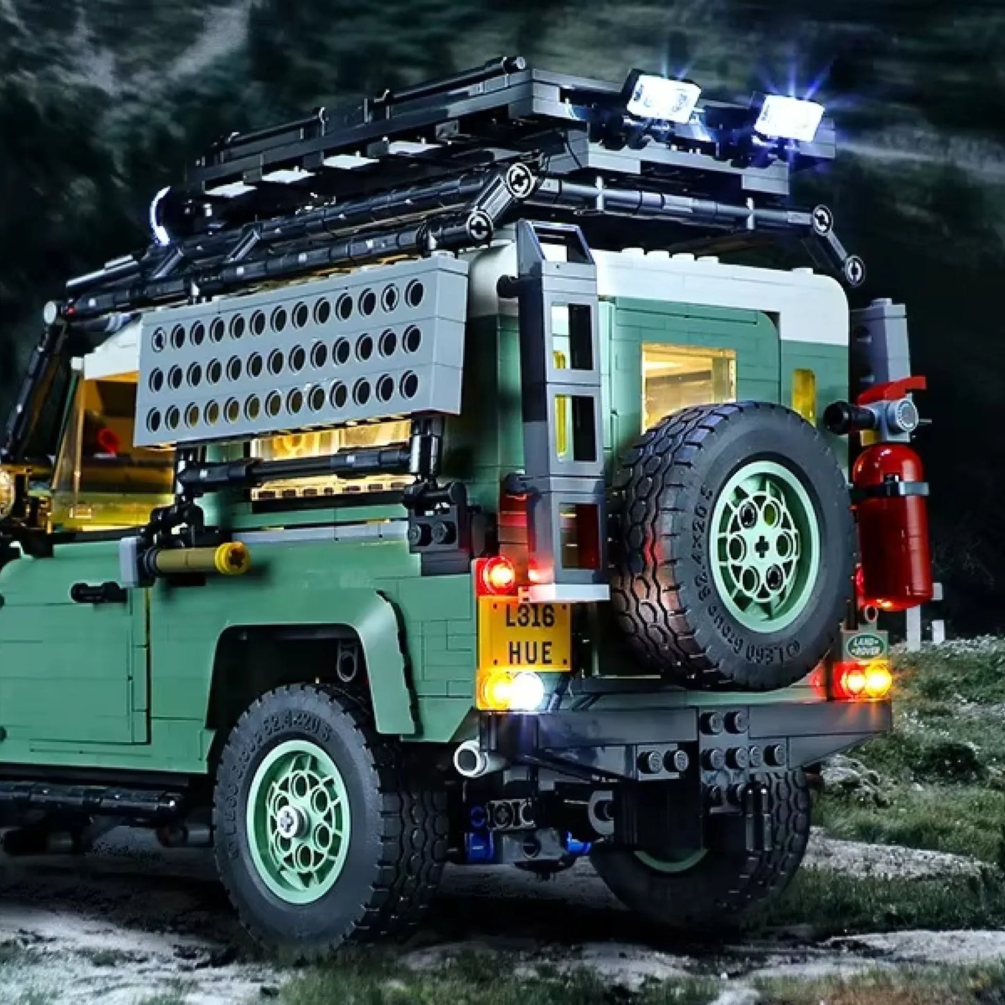 Kit de Iluminação para a Land Rover Defender 90
