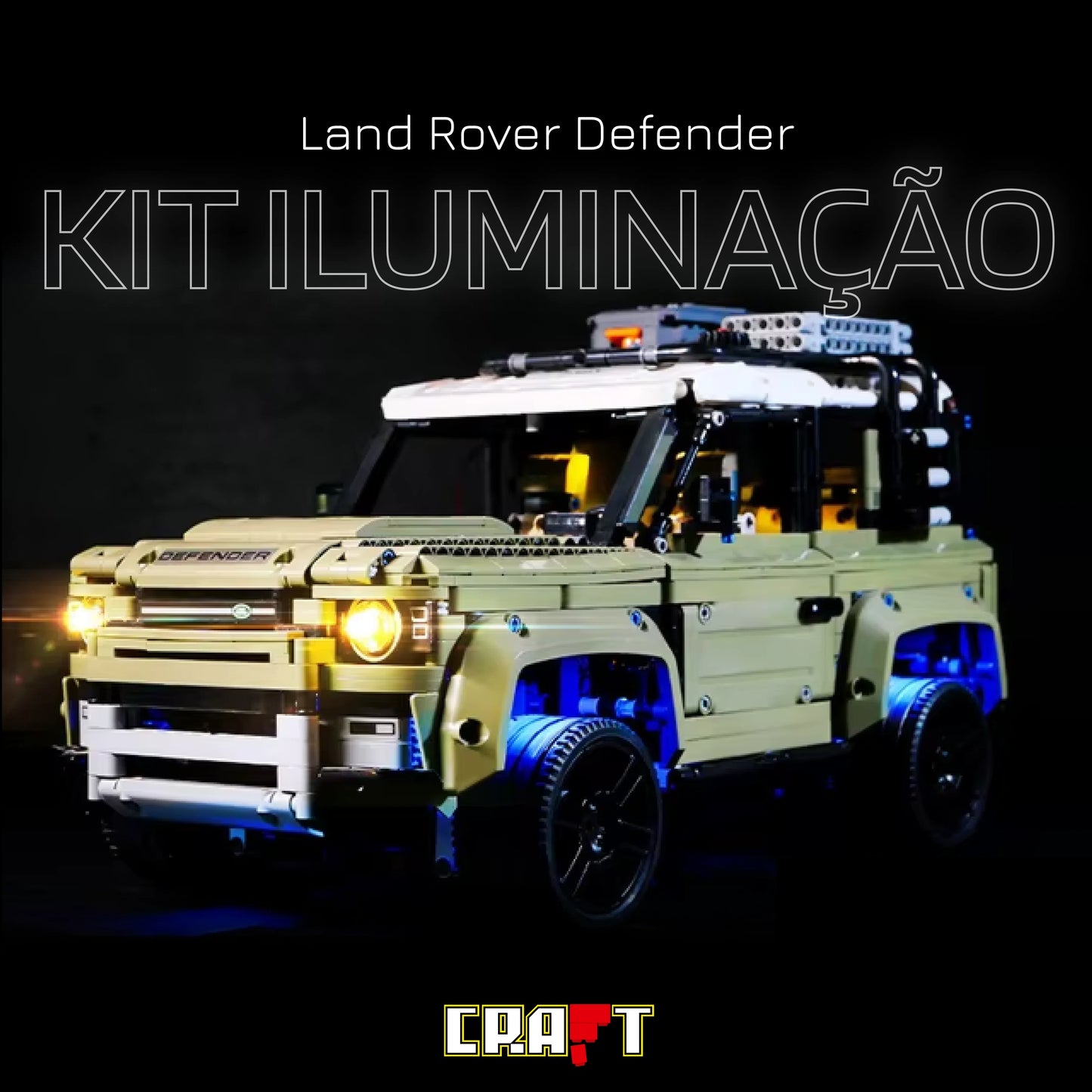 Kit de Iluminação para a Land Rover Defender (266 peças)