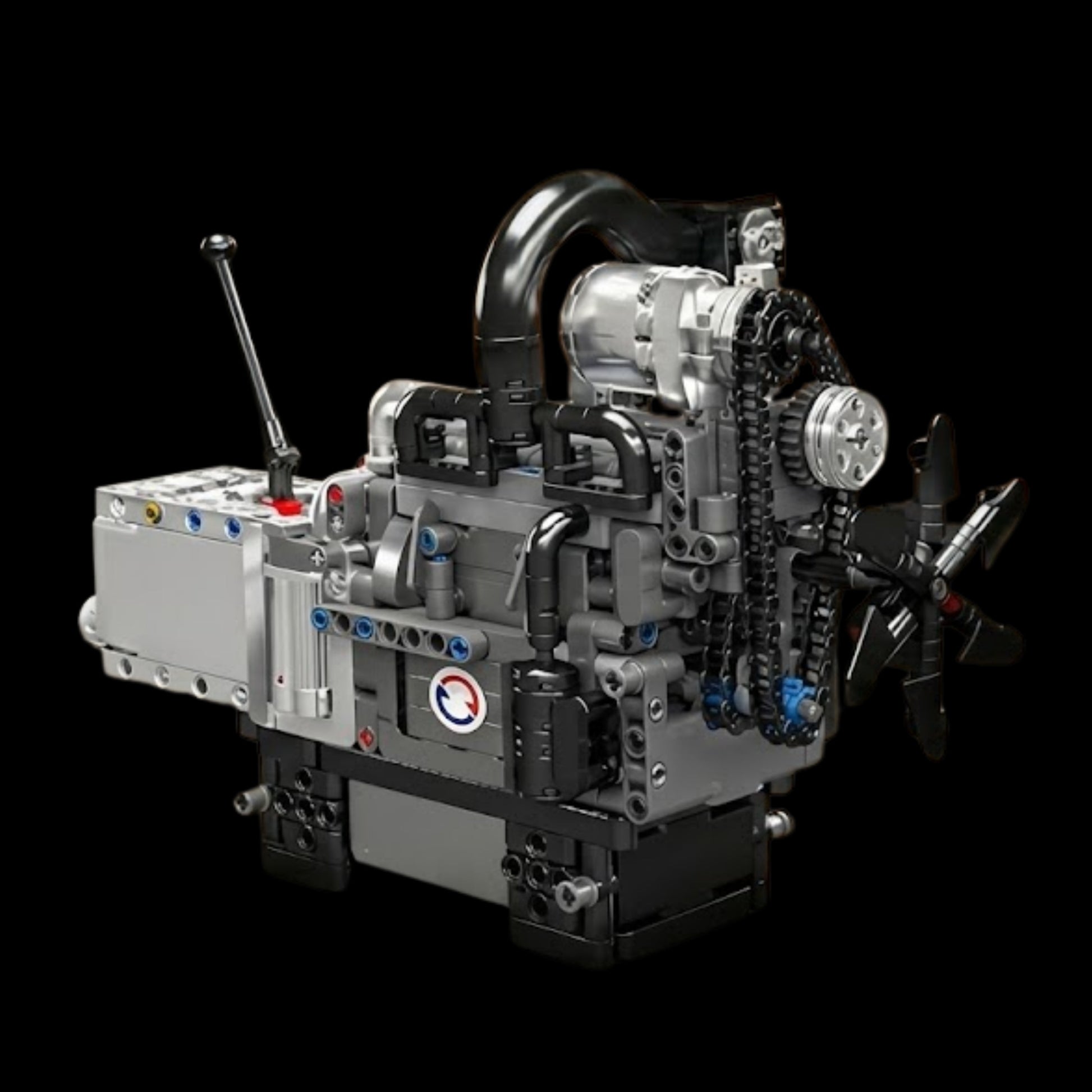 Lenda Rotativa Motorizada (1130 peças) - Brics Craft