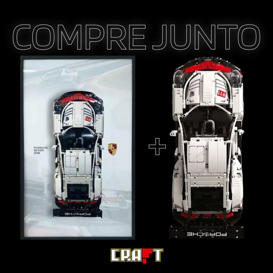 Compre Junto! Porsche 911 RSR + Quadro de Acrílico