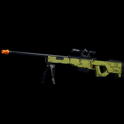 Franco-Atirador Ártico: AWM L96 (1628 peças) - Brics Craft