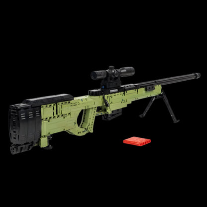 Franco-Atirador Ártico: AWM L96 (1628 peças) - Brics Craft