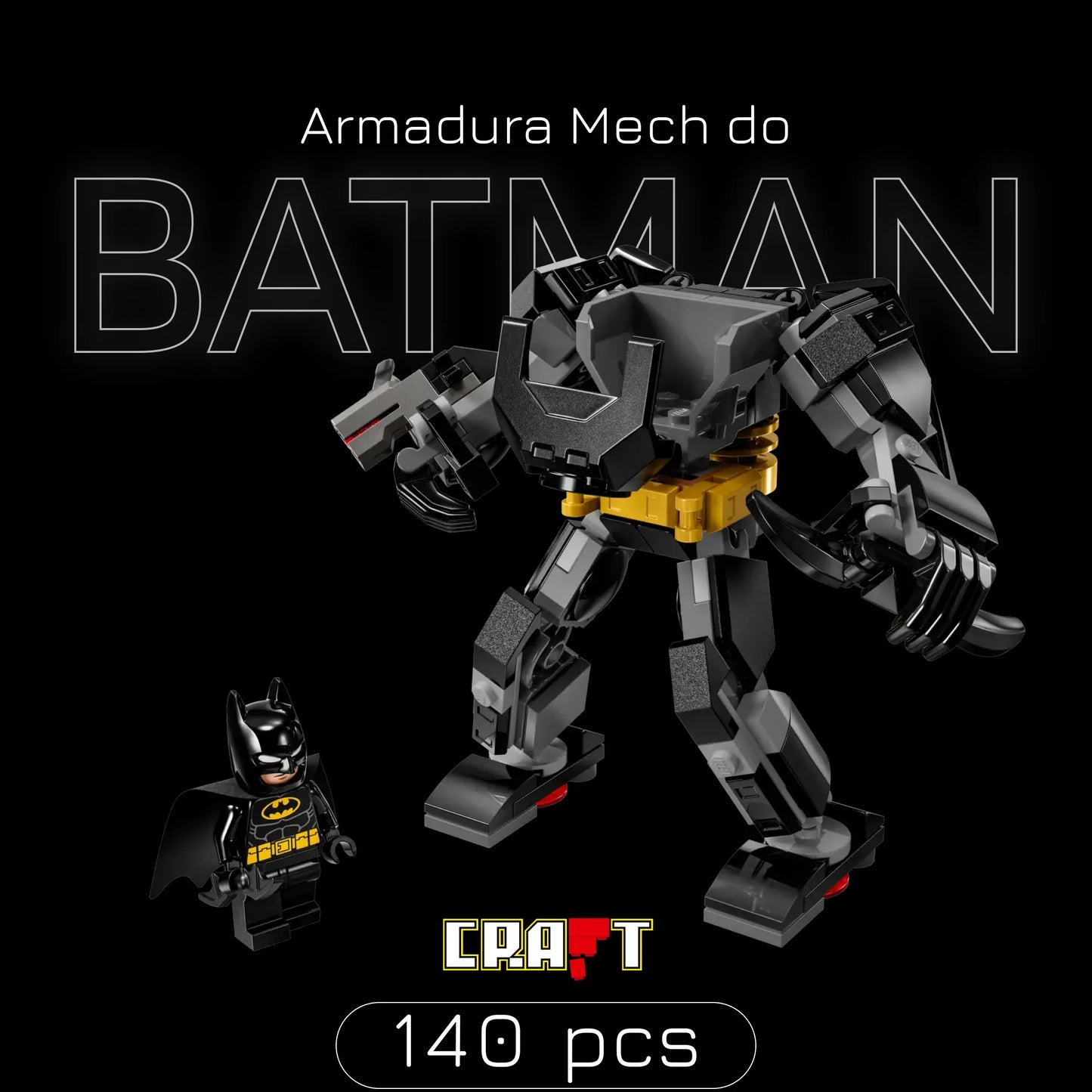 Armadura Mech do Batman (140 pecas)