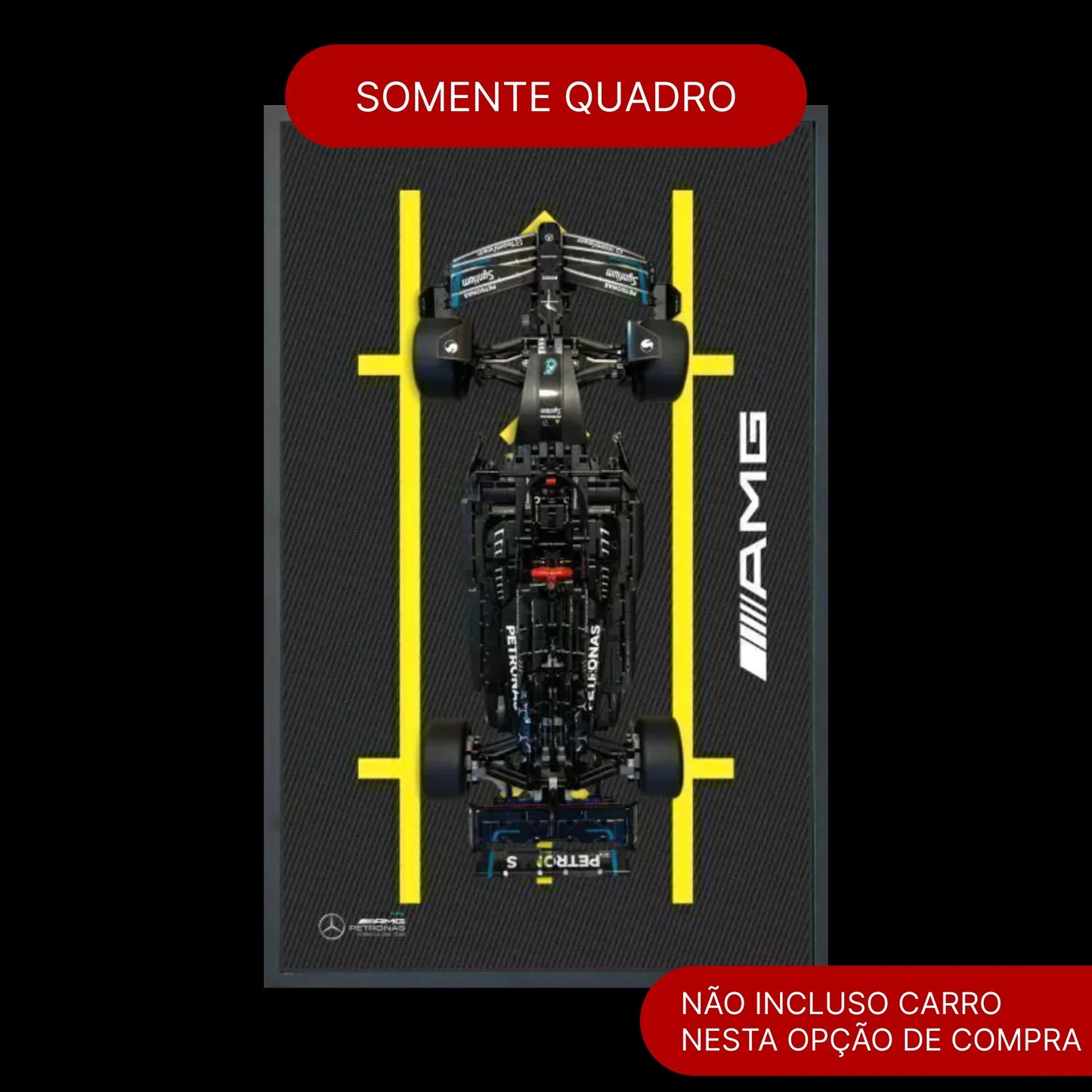 Quadro de Fibra de Carbono - Fórmula 1 da Mercedes