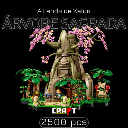 A Lenda de Zelda - Árvore sagrada (2 em 1) (2500 peças)