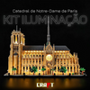 Kit de Iluminação para a Catedral de Notre-Dame de Paris (4383 peças)