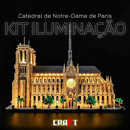 Kit de Iluminação para a Catedral de Notre-Dame de Paris (4383 peças)