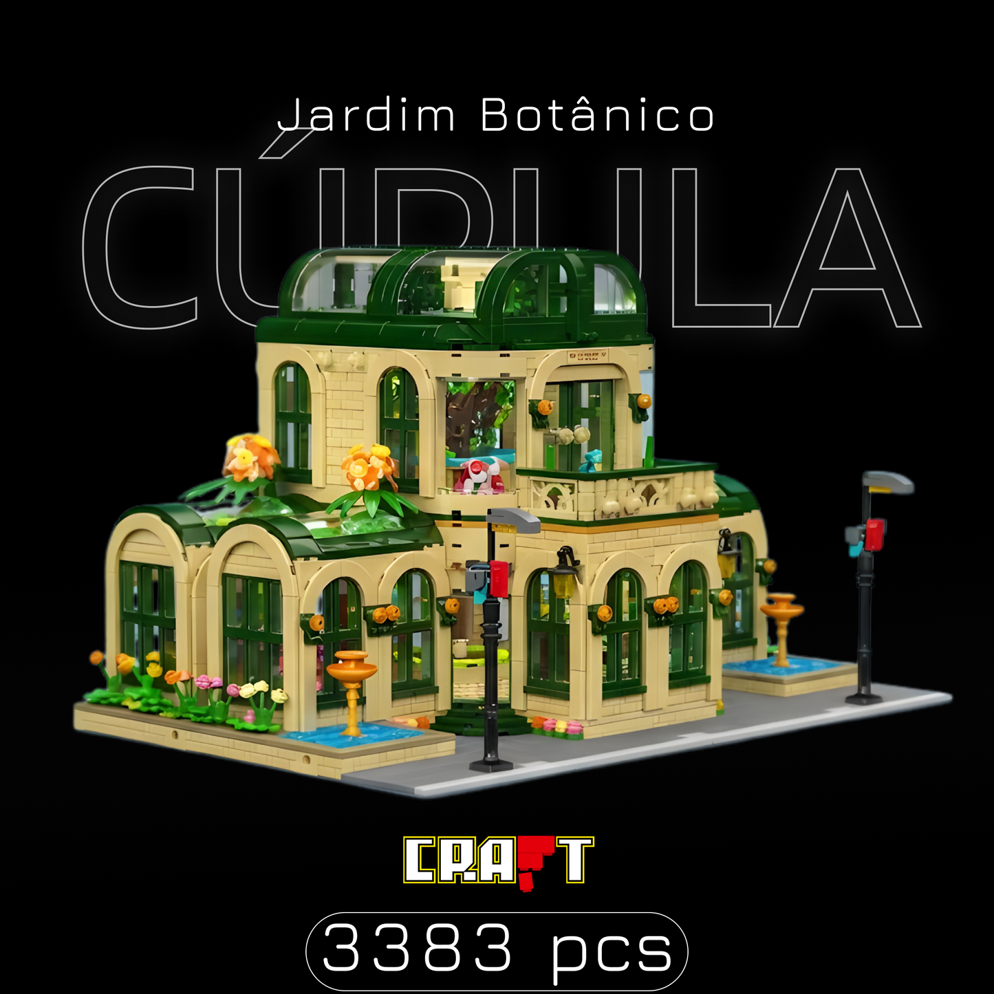 Jardim Botânico Cúpula (3383 peças)
