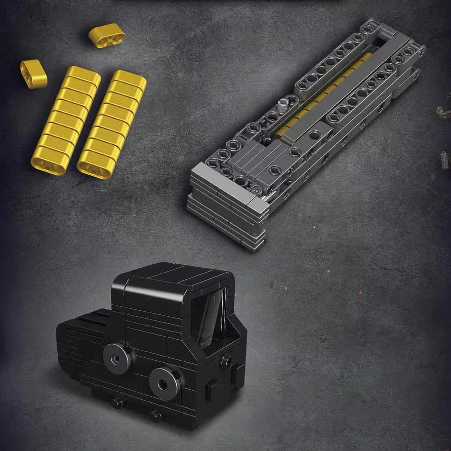 Submetralhadora Uzi (1558 peças)