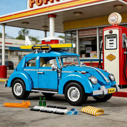 Fusca Azul do Surf (1193 peças)