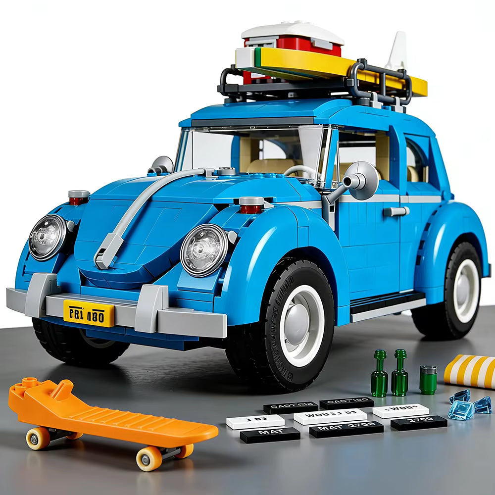 Fusca Azul do Surf (1193 peças)