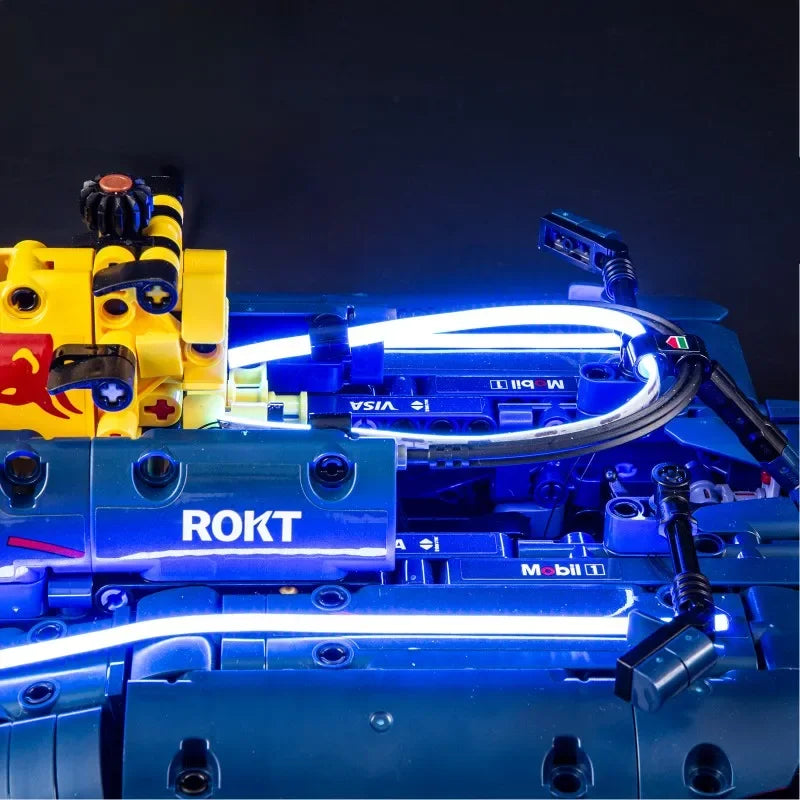 Kit de Iluminação para a Fórmula-1 Red Bull RB20 (1639 peças)