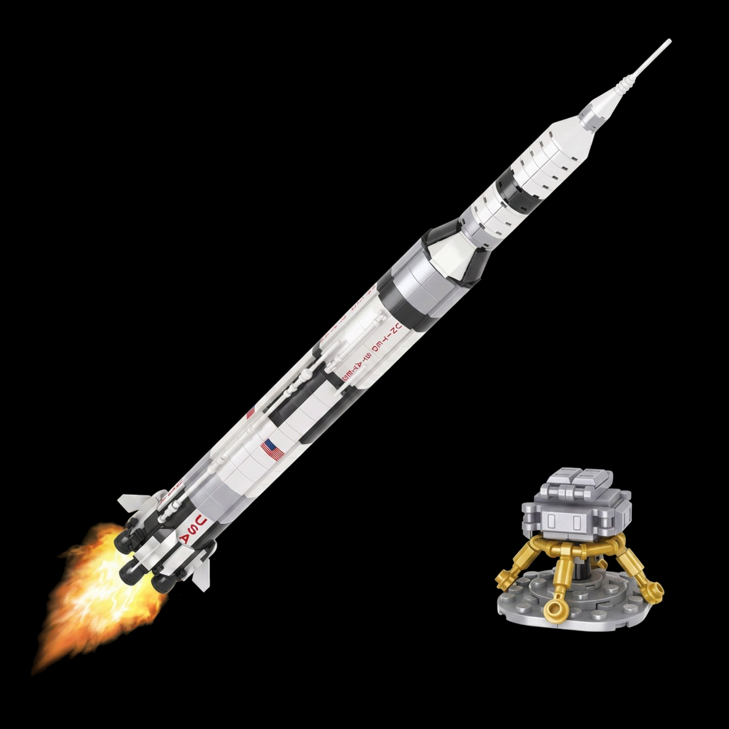 NASA Apollo Saturn V (602 peças)