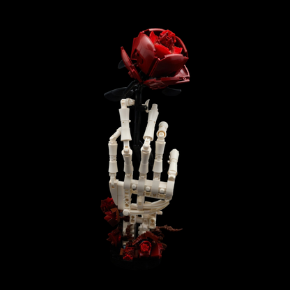 Mão de Esqueleto com Rosas (357 peças)