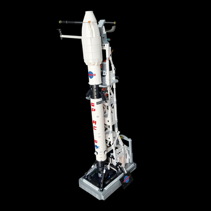 Foguete Espacial X do Programa de Aterrissagem na Lua (869 peças)