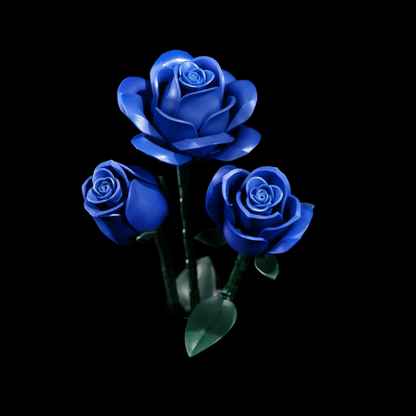 Buquê de Rosas Azuis (608 peças)