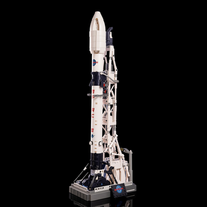Foguete Espacial X do Programa de Aterrissagem na Lua (869 peças)